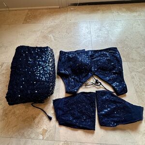 Ready to wear party saree with blouse